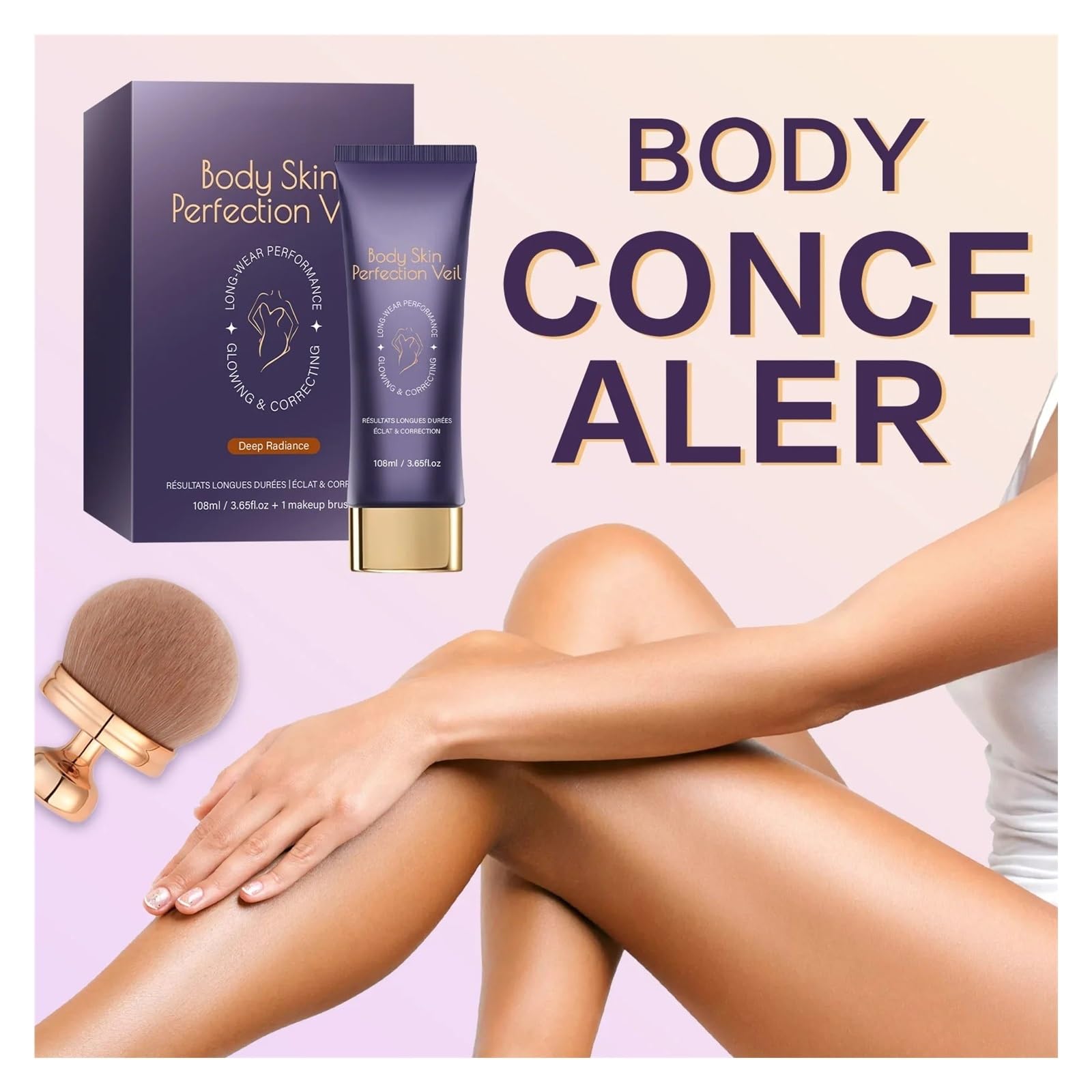 leg concealer Concealer mit hoher Deckkraft, langanhaltende wasserfeste Grundierung, BB-Creme for Gesichts-Make-up, Abdeckung, Anti-Augenringe, Sommersprossen, Basiskosmetik
