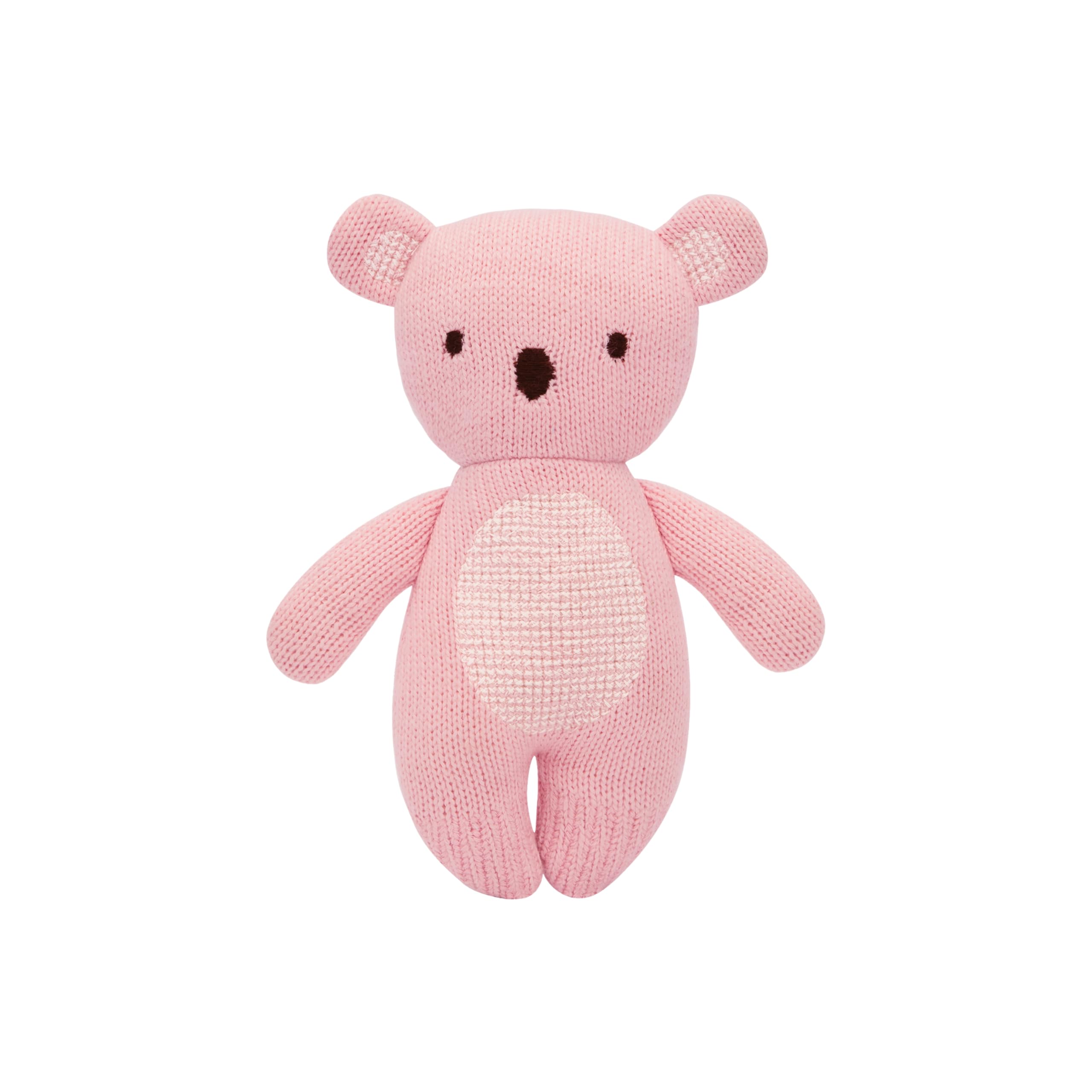 abracadabra Knitted Toy, Soft, Handcrafted Cuddly Companion for Babies, Safe, Non-Toxic, Plush Baby Toy, Perfect First Friend & Gift for Newborns, Toddlers & Kids - Milo The Teddy - Pink-image-11