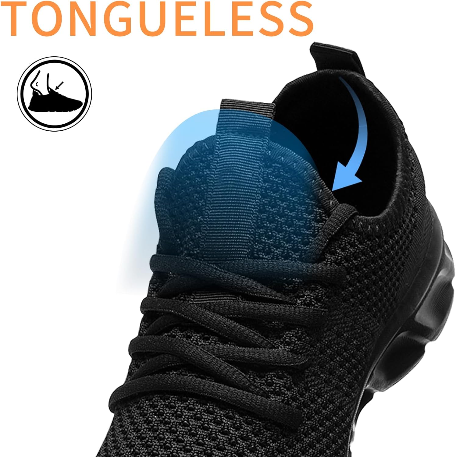 Oltyutc Tennis Gym Shoes for Women Lightweight Running Sneakers Slip On Walking Shoes for Outdoor Workout Travel - Image 7