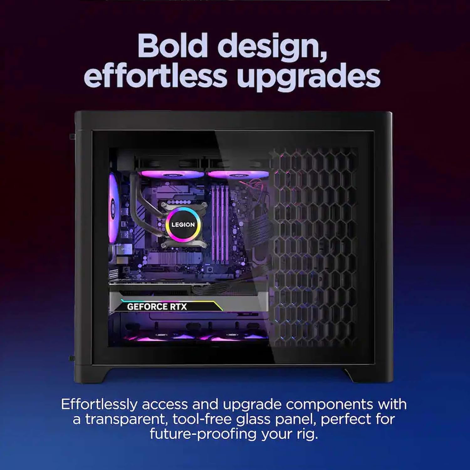 Lenovo Legion Tower 5i Gaming Desktop, Intel Core Ultra 7 265F, NVIDIA GeForce RTX 5060 Ti 8GB GDDR7, 32GB DDR5 5600MT/s RAM | 2TB PCIe SSD | Copilot AI Windows 11 Pro | Eclipse Black