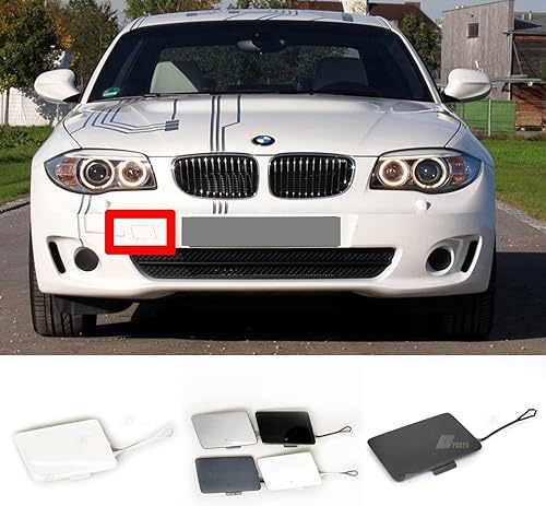 Cubierta de remolque delantera para BMW Serie 11-15 E82 Coupé E88 Convertible ActiveE 51117313026 (negro)