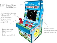 Vista 4 de Lexibook Cyber Arcade - Consola de juegos retro portátil, 200 juegos, pantalla LCD a color de 2.8 pulgadas, compacta, funciona