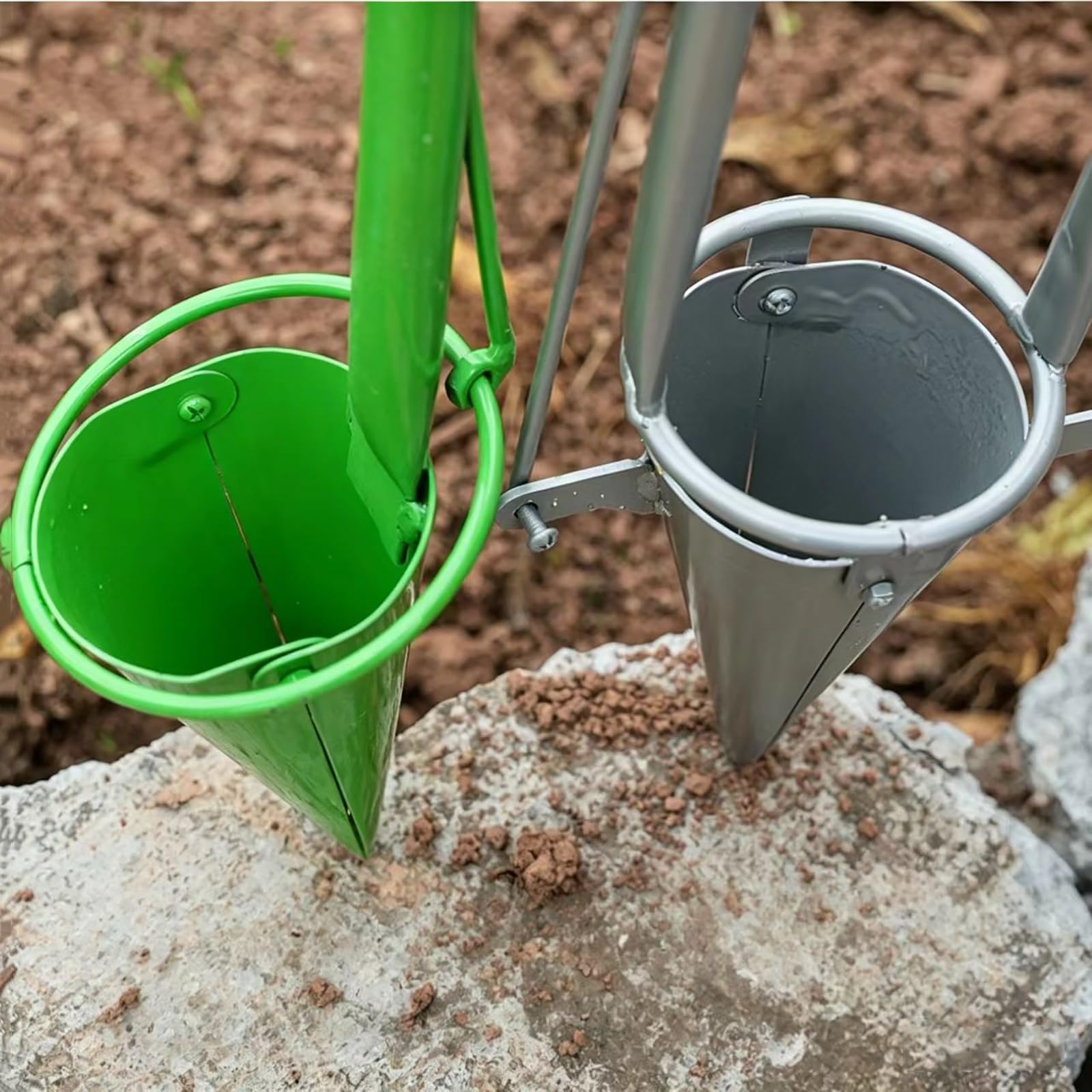 Handpflanzwerkzeug, leichter Sämlings-Pikierstab, einfach zu bedienen mit 8,5 cm Öffnung, ideal für Garten, Hof, Gewächshaus, langlebige Pflanzhilfe
