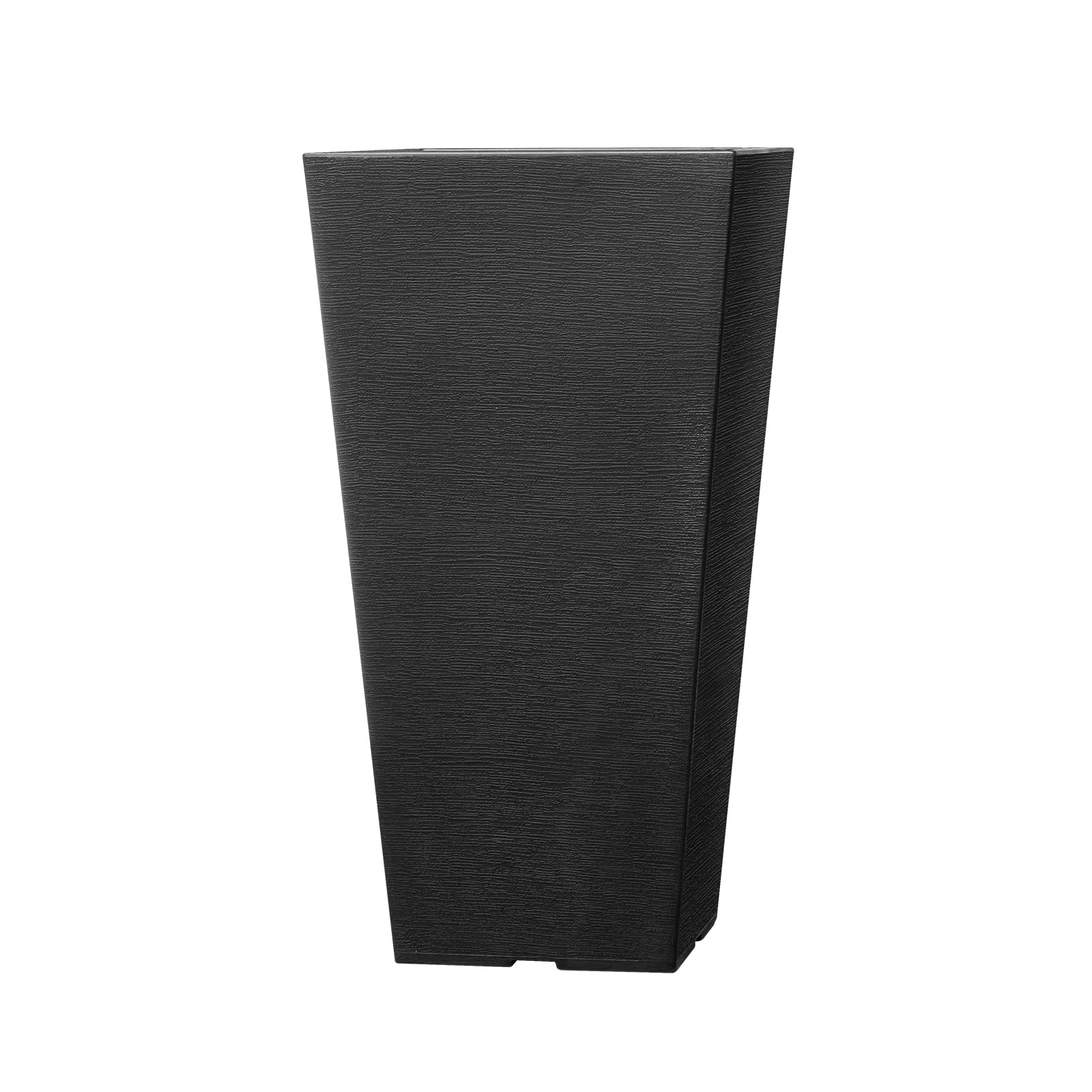 VEVOR Blumentopf, 2er Set, Großer Pflanzentopf 570 mm, Modernes Design, Integriertes effizientes Drainagesystem, Pflanzenkübel, Blumenkübel, Topf für Veranda, Patio, Außen, Innen, Schwarz