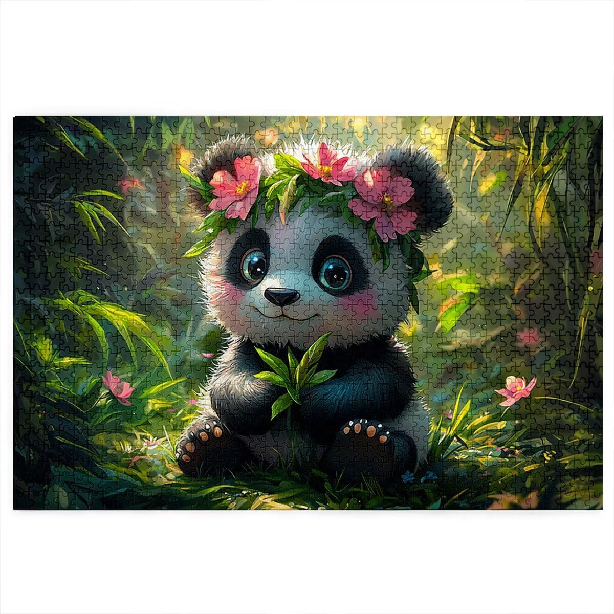 Puzzle 3000 Piezas, Puzzle Panda con Caja para Adultos, Animales Rompecabezas Madera, Rompecabezas Desafiante para Toda la Familia, Puzzles para Decoracion Hogar, Regalo Mujer, Regalo Hombres, -3679