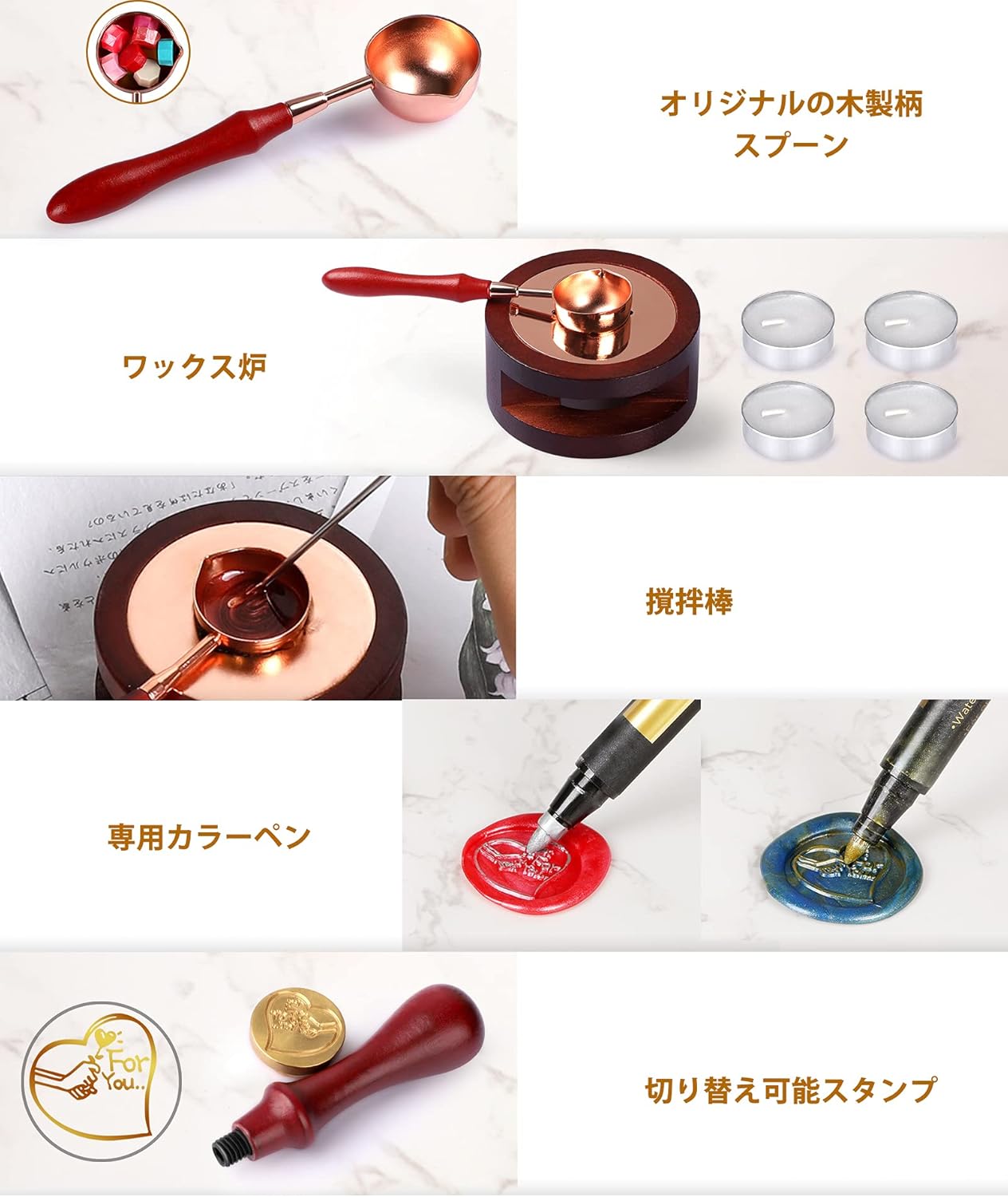 魅力の エムシール Mceal シーリングワックス 封蝋 スタンプワックス セット オリーブ Discoversvg Com