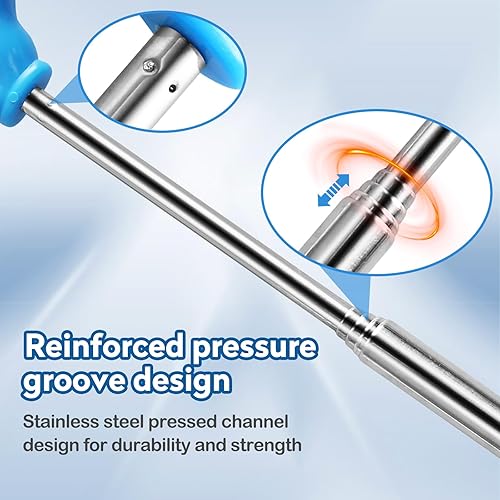 Miniatura 4 de Puntero telescópico para profesores, 3 unidades, puntero de mano extensible, puntero de dedo, mini punteros de mano de acero inoxidable, para