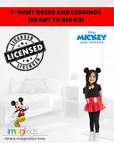 Miniatura 2 de Disney Pixar Toy Story Minnie Mouse Mickey Mouse Winnie the Pooh - Conjunto de camiseta y leggings para niñas pequeñas