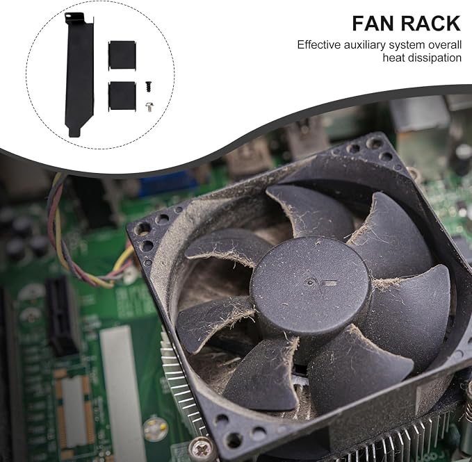 Soporte para ventilador de radiador GPU 2 piezas Gadpiparty miniatura 3