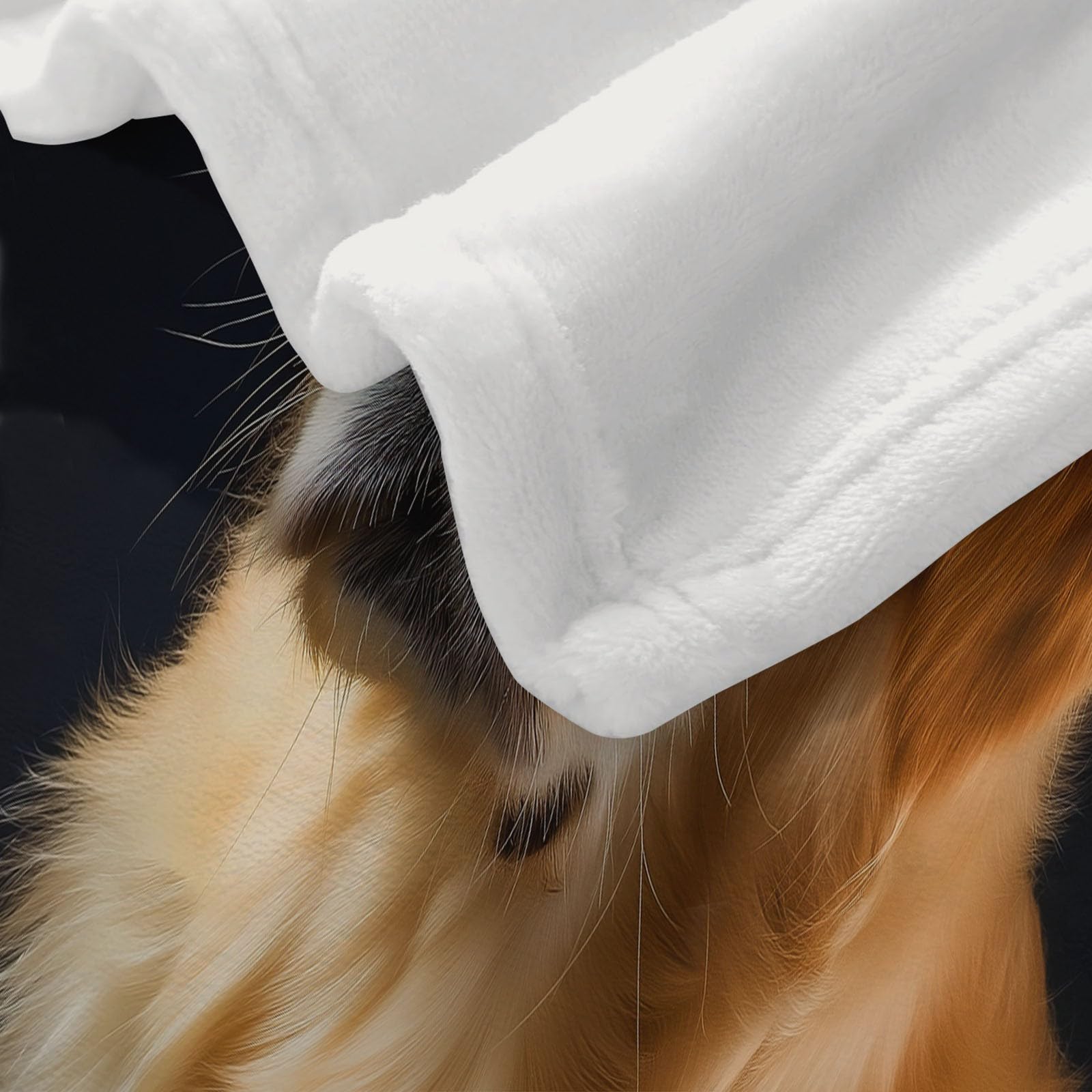Miękki profesjonalny koc sherpa, 180 x 200 cm, dla dzieci i dorosłych, zwierzę, portret Golden Retriever, flanelowa, hipoalergiczna, ciepła narzuta na łóżko, na krzesło, do salonu, 180 x 200 cm