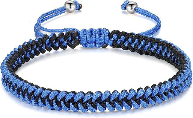JENDEAR SHINE Braided Bracelet Ladies Men, Adjustable Rope Bracelet, Birthday Friendship Couple Gifts Handmade Jewelry