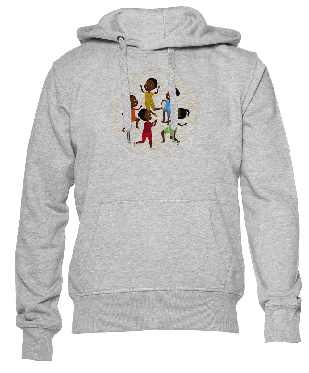 Komptiny D'afrique Czarna Bluza Unisex Z Okrągłym Dekoltem Unisex Grey Hoodie Crewneck