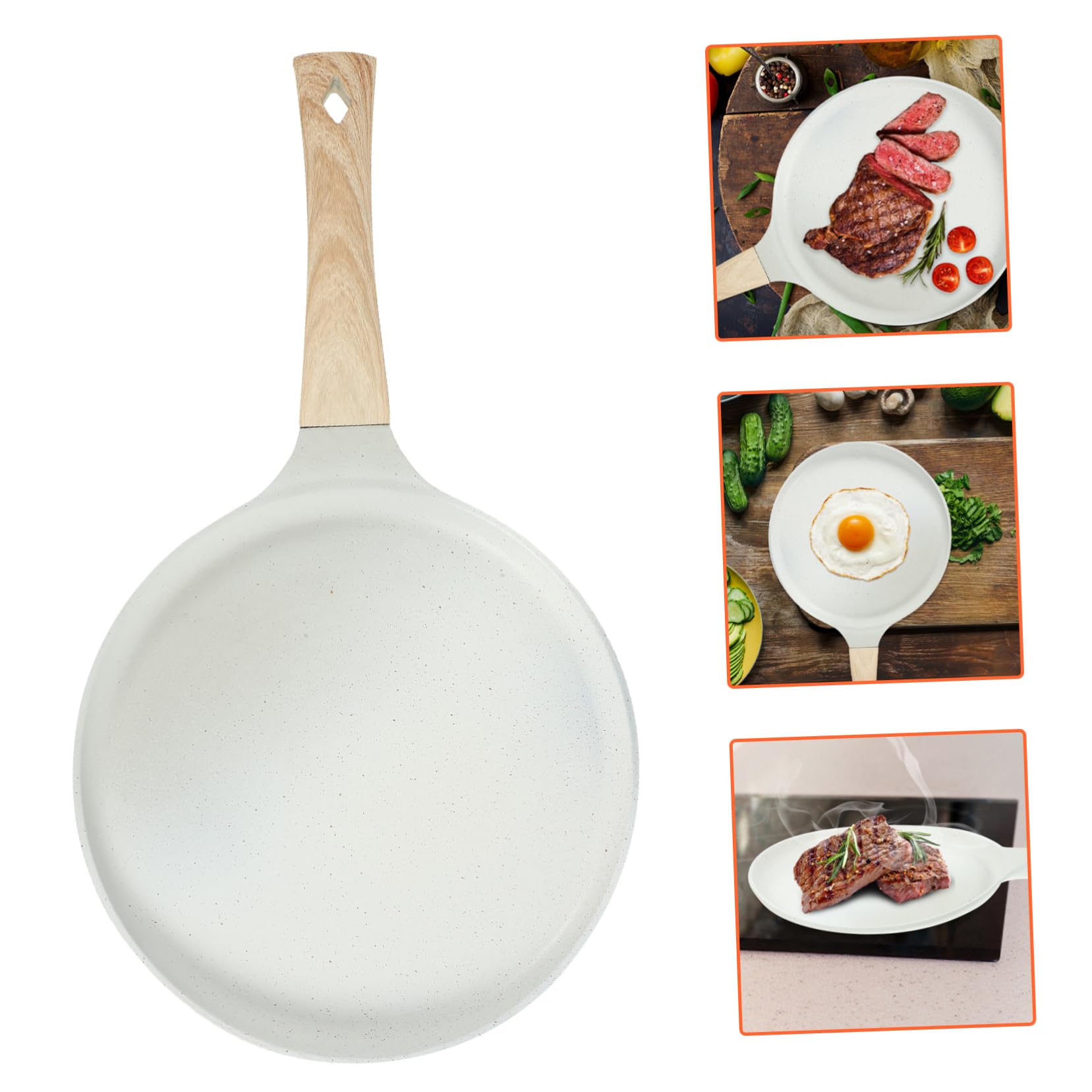 Sartén Antiadherente Para Tortillas y Huevos Pequeña y Fácil De Limpiar Familia