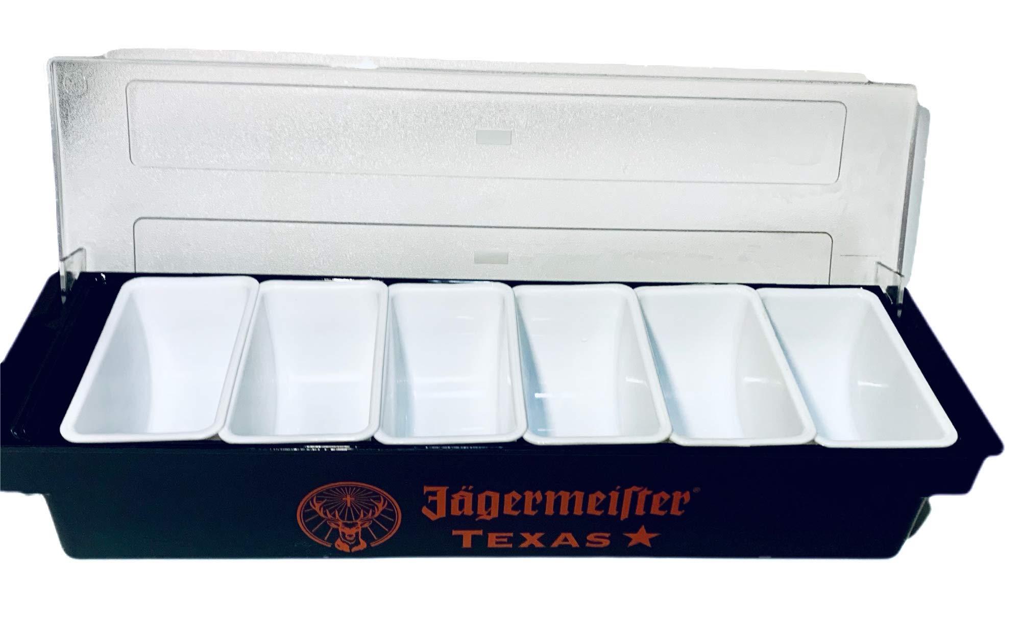 Jagermeister Texas 6 Compartment Bar Condiment Caddy | New