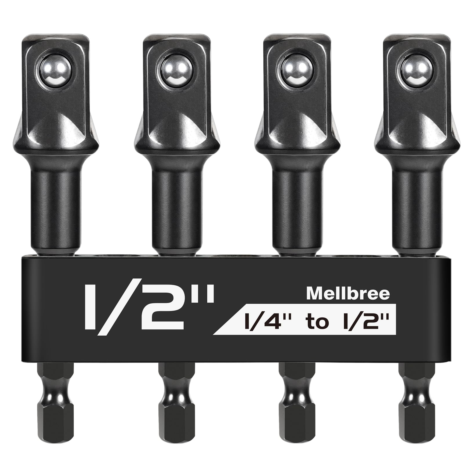 3/8 Impact Adapter, 4 Pack Socket Adapter 1/4 Inch to 3/8 Adapter Kit — Amazon image 10