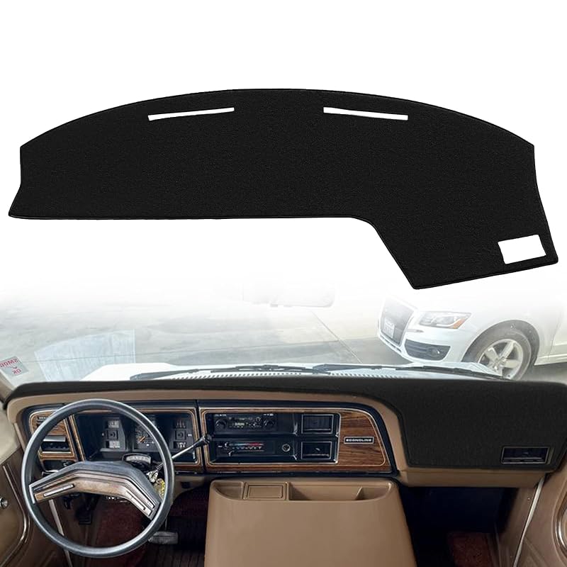 Capa para Painel Yiz para Ford Econoline E100 E150 E250 E350, preta J292 Black, 1 unidade