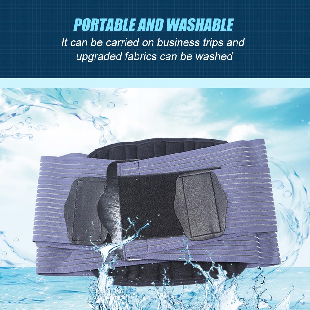 Soporte Lumbar Transpirable Faja De Descompresión De Soporte Lumbar Unisex Cinturón De Entrenamiento De Cintura Ajustable Para Alivio Dolor Espalda Baja, Mantiene Su Columna Vertebral Recta ( Size : X