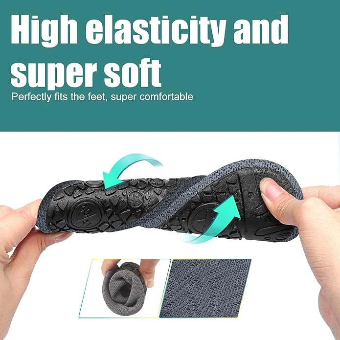 Whether you're heading to the beach, embarking on a water sports adventure, or practicing yoga by the pool, Metog Men Women Water Shoes are a reliable and stylish choice. With their quick-drying abilities, slip-on design, lightweight construction, and durable outsole, these aqua socks provide the comfort and functionality you need for a wide range of activities. Say goodbye to bulky footwear and hello to the freedom and comfort of Metog Water Shoes for your next aquatic escapade. Description by ChatGPT.