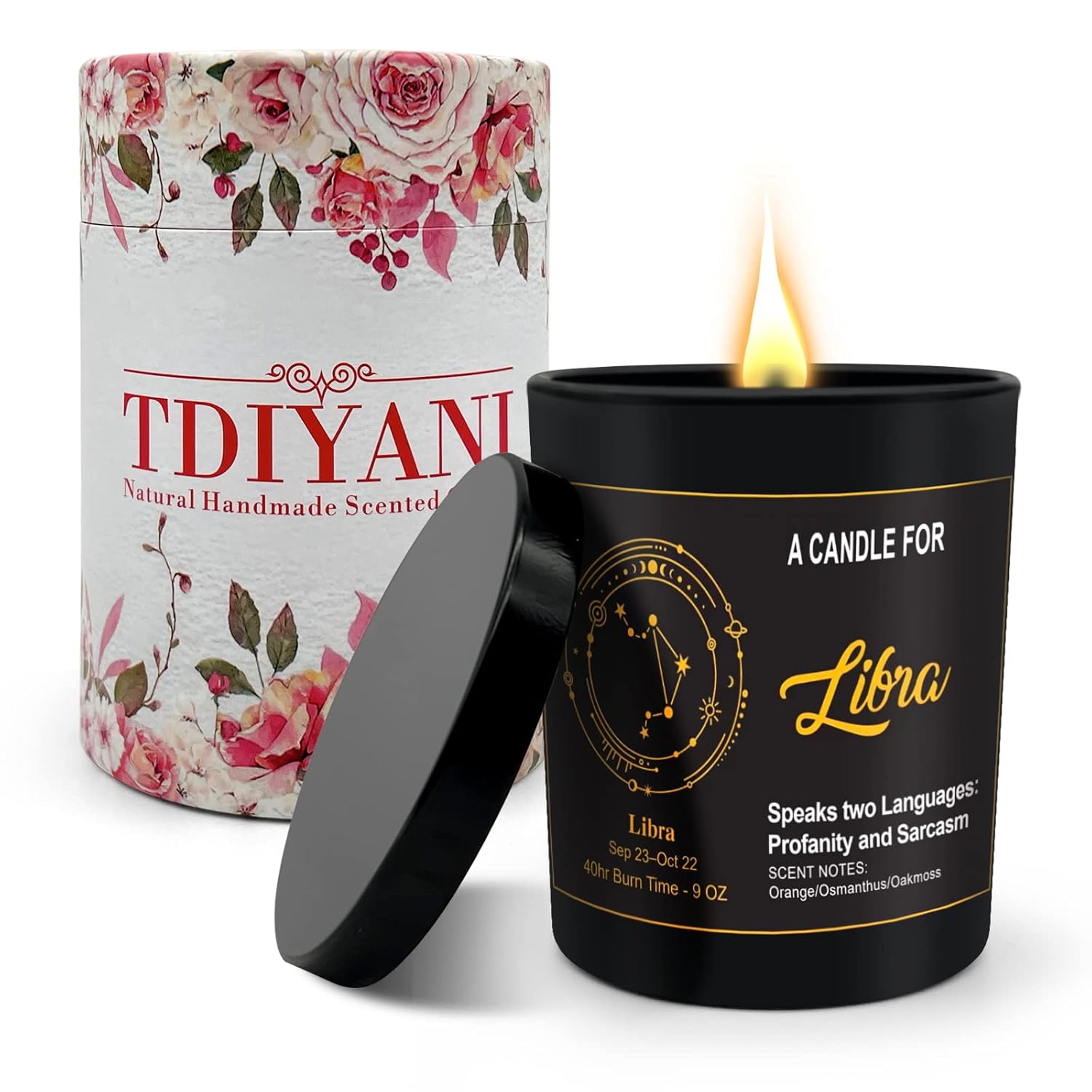 Libra Birthday Gifts for Women, Scented Candles, Soy Candles, Zodiac Sign Candle