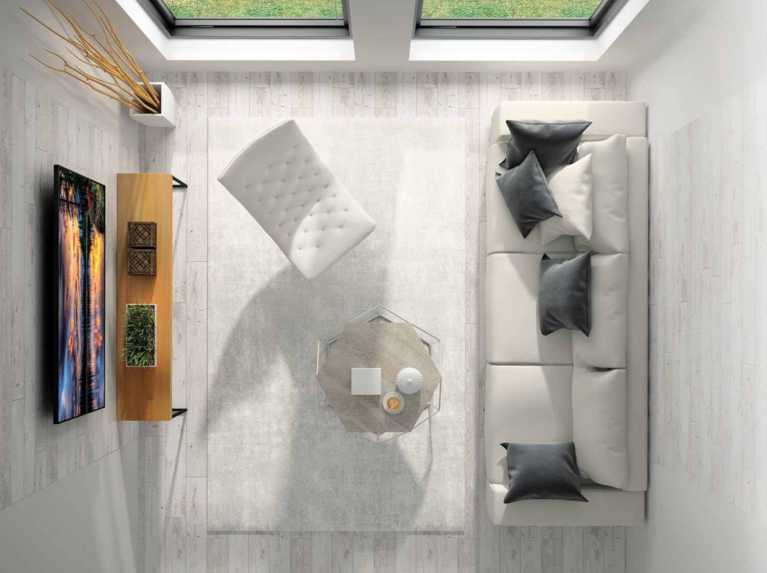 Techly 106619 Wall Bracket Ultra Slim LED LCD TV 23-55" Black