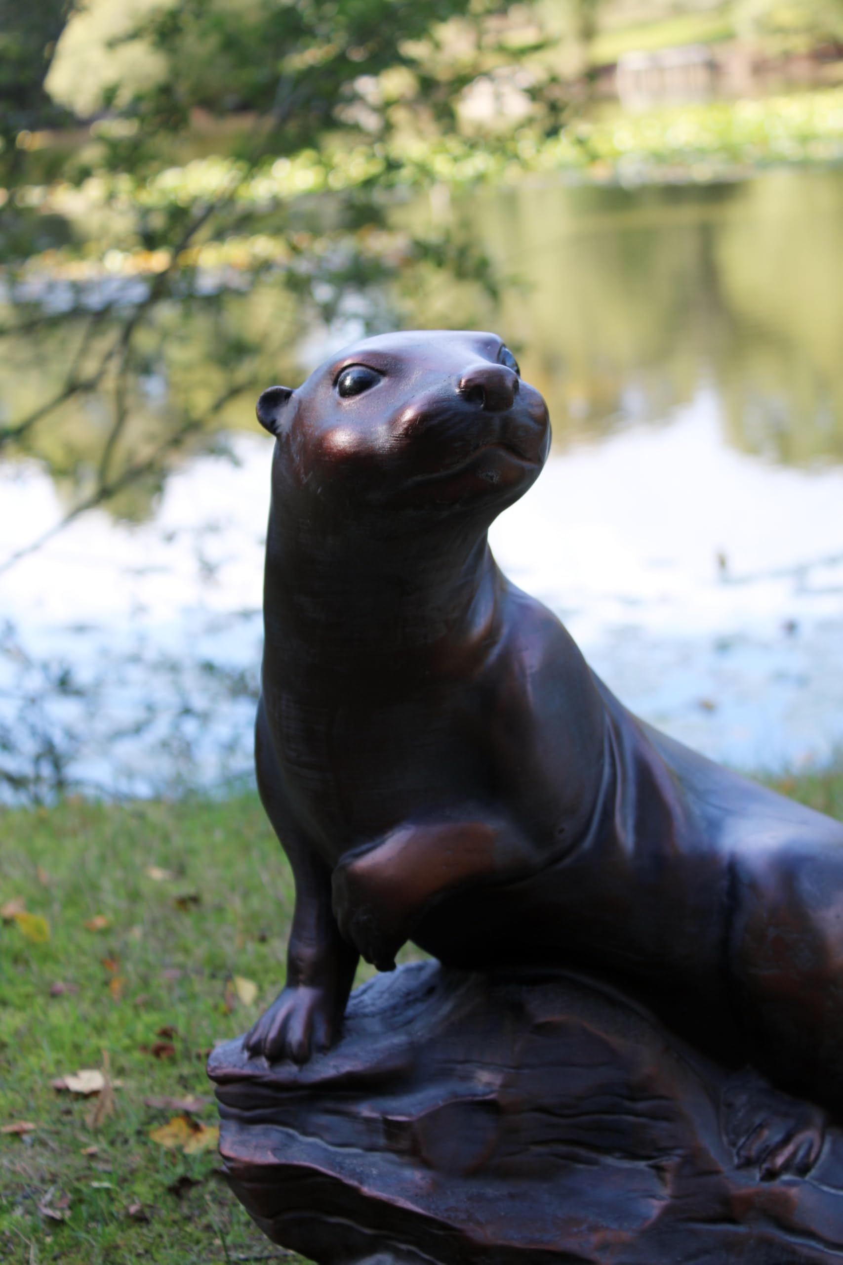 Inspirational Gifting Polystone Resin Otter Garden Ornament