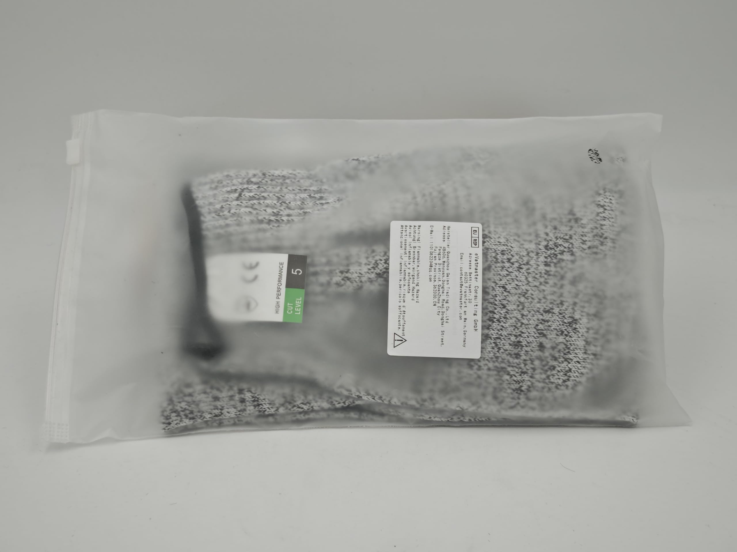 Guyarns - Juego de guantes y mangas resistentes a cortes, certificado EN388 y clasificado nivel 5 (más alto), resistencia a los cortes, guantes y mangas protectoras (L)