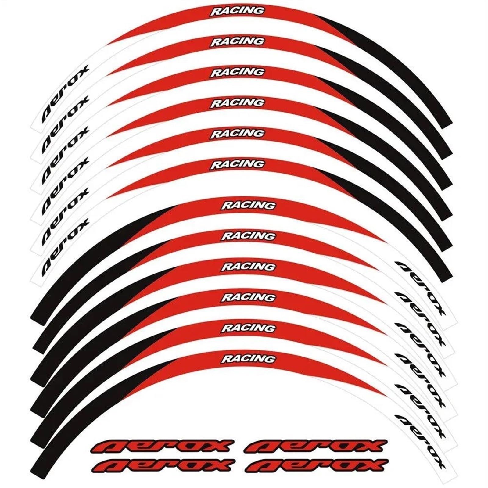 Motorcycle Wheel Sticker Decal Reflective Rim for Yamaha NVX155 for Aerox 155