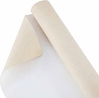 Vista 8 de Kinlop - Rollo de lienzo de algodón blanco de 12 pulgadas x 15 pies con doble imprimado para pintura al óleo y acrílica