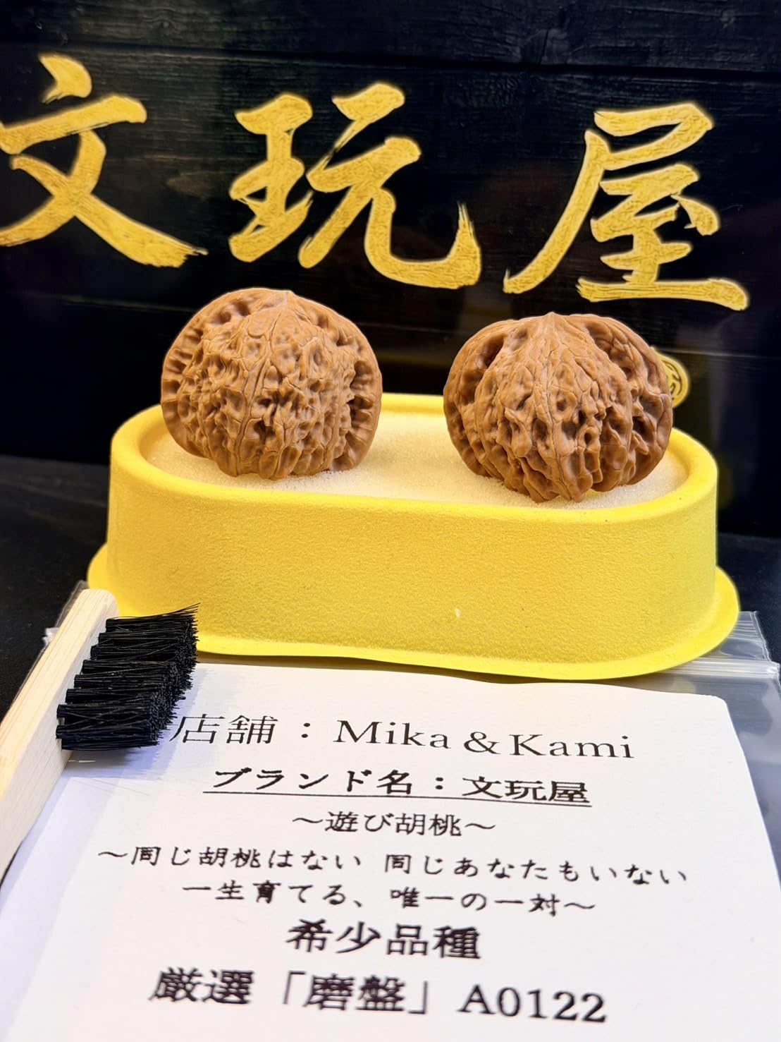 Amazon.co.jp: A0122遊び胡桃 希少品種 厳選「磨盤」「手で遊び育てる