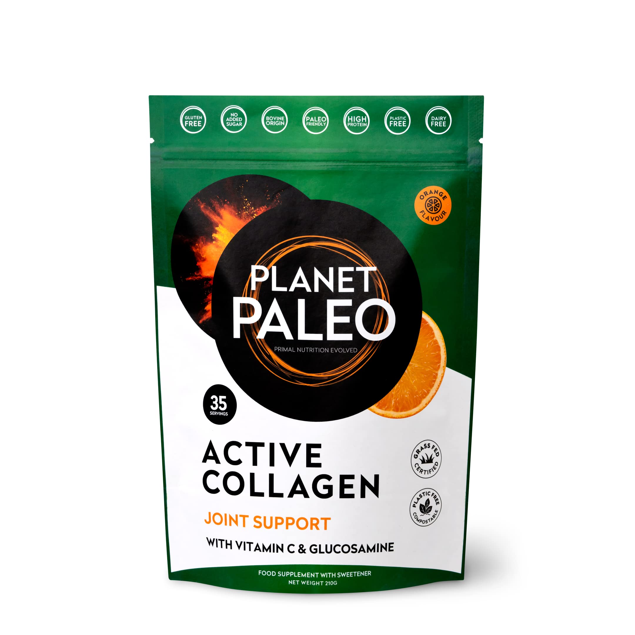 Planet Paleo Active Collagen - Orange