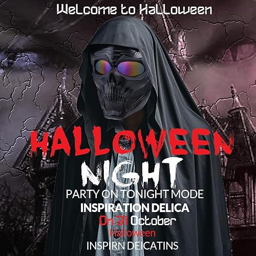 Miniatura 10 de Máscara de Airsoft de cara completa con gafas de alta definición, calavera, esqueleto, máscara de paintball para Halloween, cosplay, paintball,