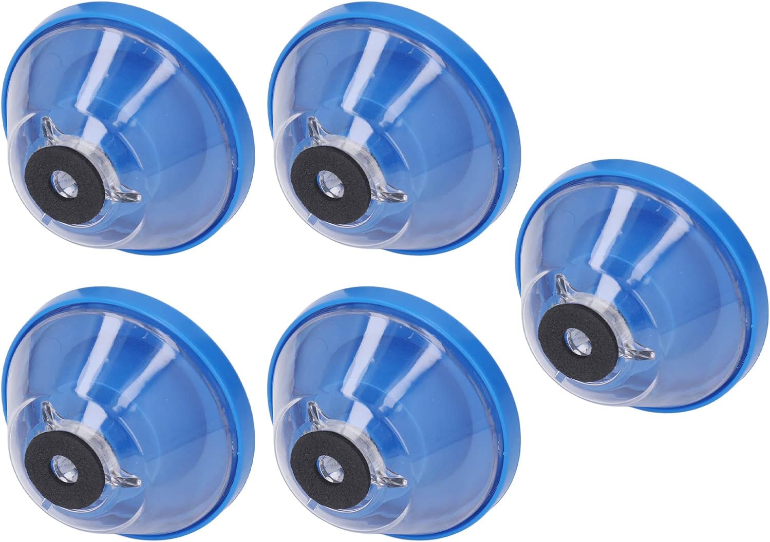 Drill Dust Cover, Transparent Blue Hole Saw Dust Catcher 5PCS for