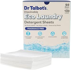 Dr. Talbot's Eco Laundry Detergent Sheets - 50 Sheets