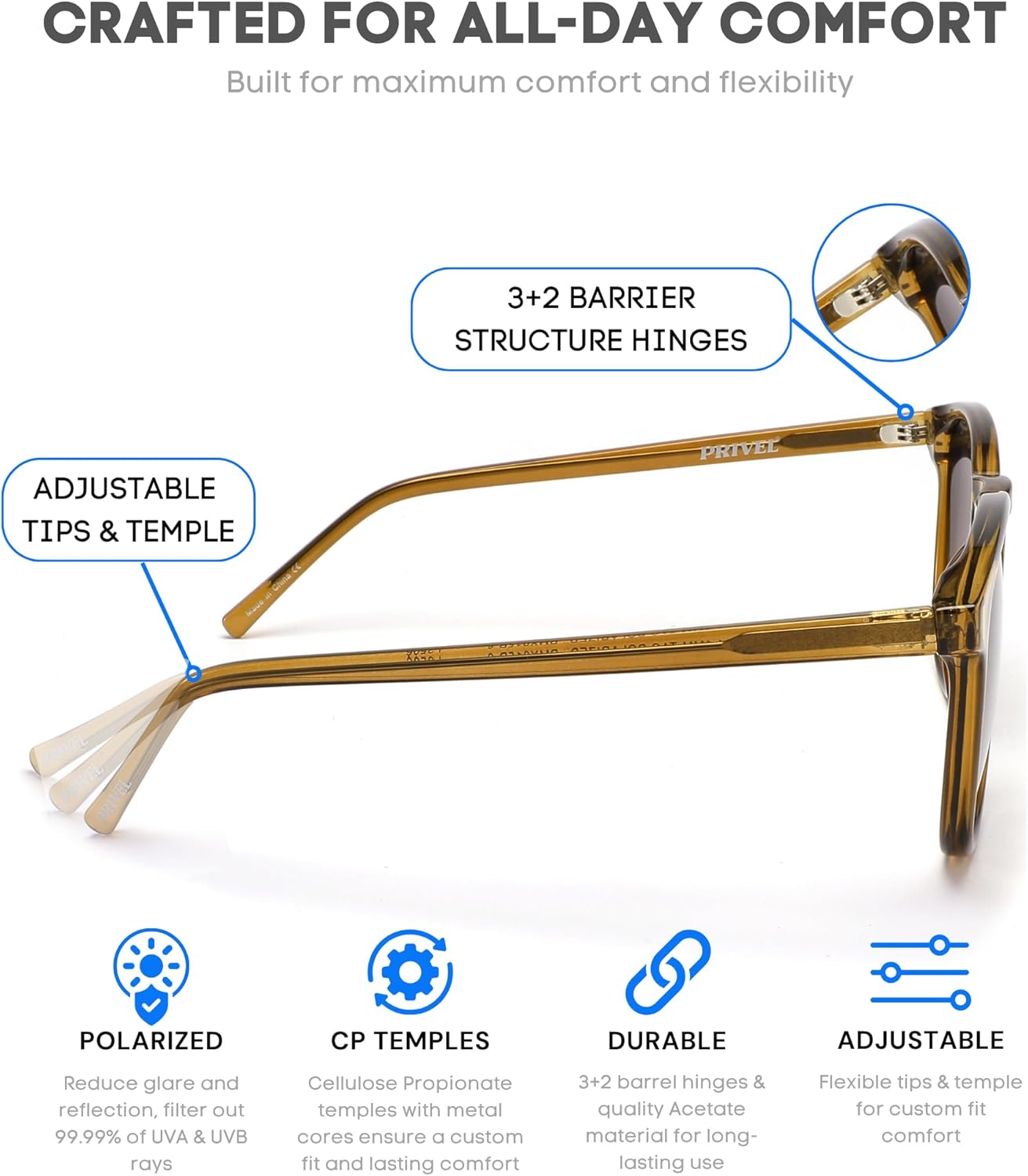 XXL Size Extra Large 159MM Polarized Square Round Sunglasses Big Wide Heads Men UV400 Protection Glasses