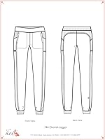 Vista 22 de KOI 744 Cherish Jogger para mujer Azul Caribe