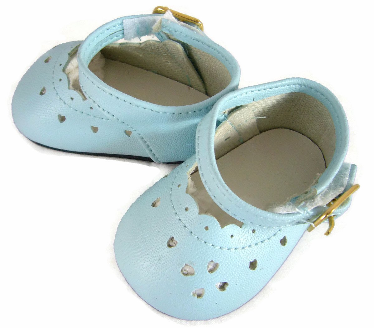 Light Blue Mary Jane Shoes For Bitty Baby Dolls