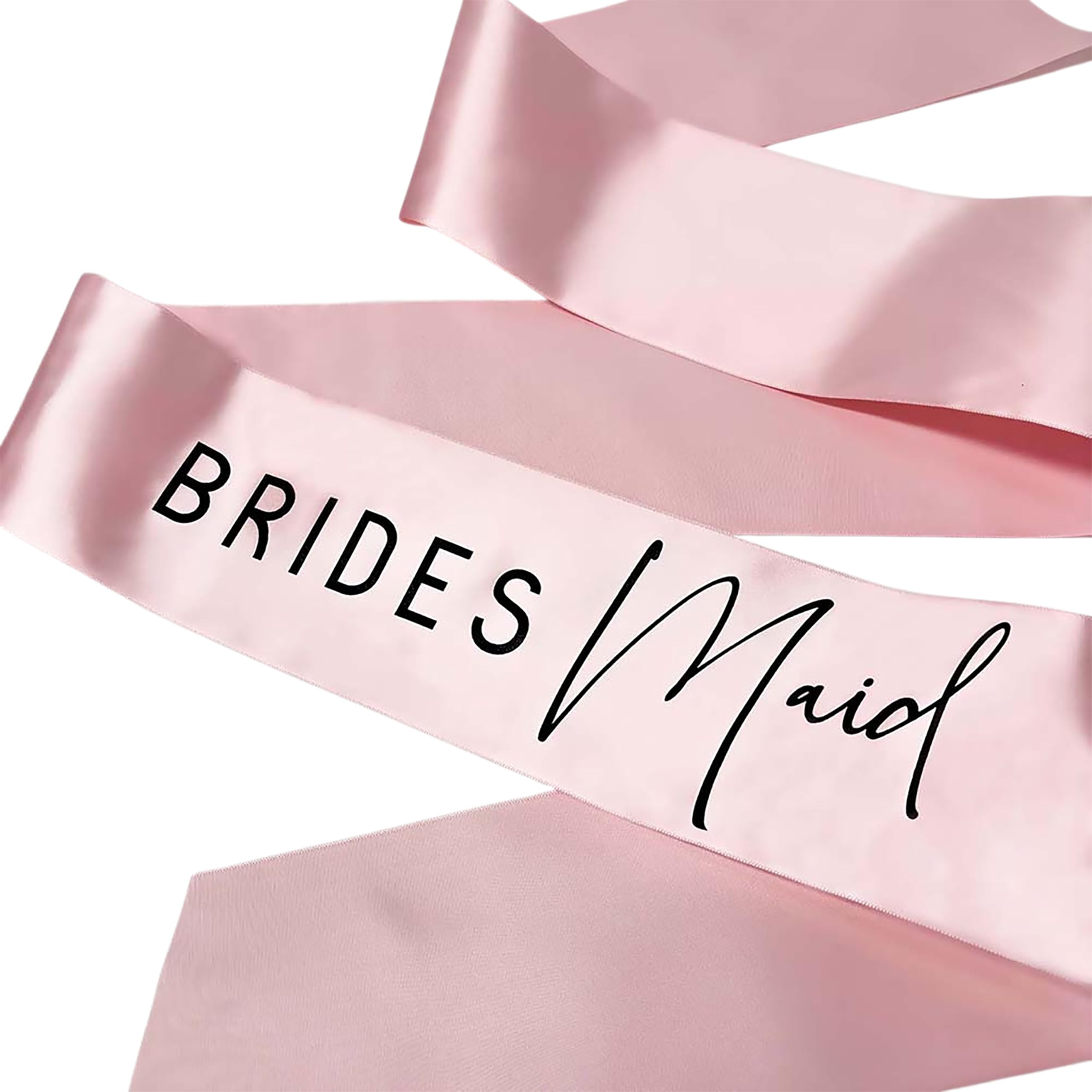 Bridesmaid Sash, Pink Bride Tribe, Hen Party Accessory, Adjustable, Standard 1.7m or 2.1m Plus Size