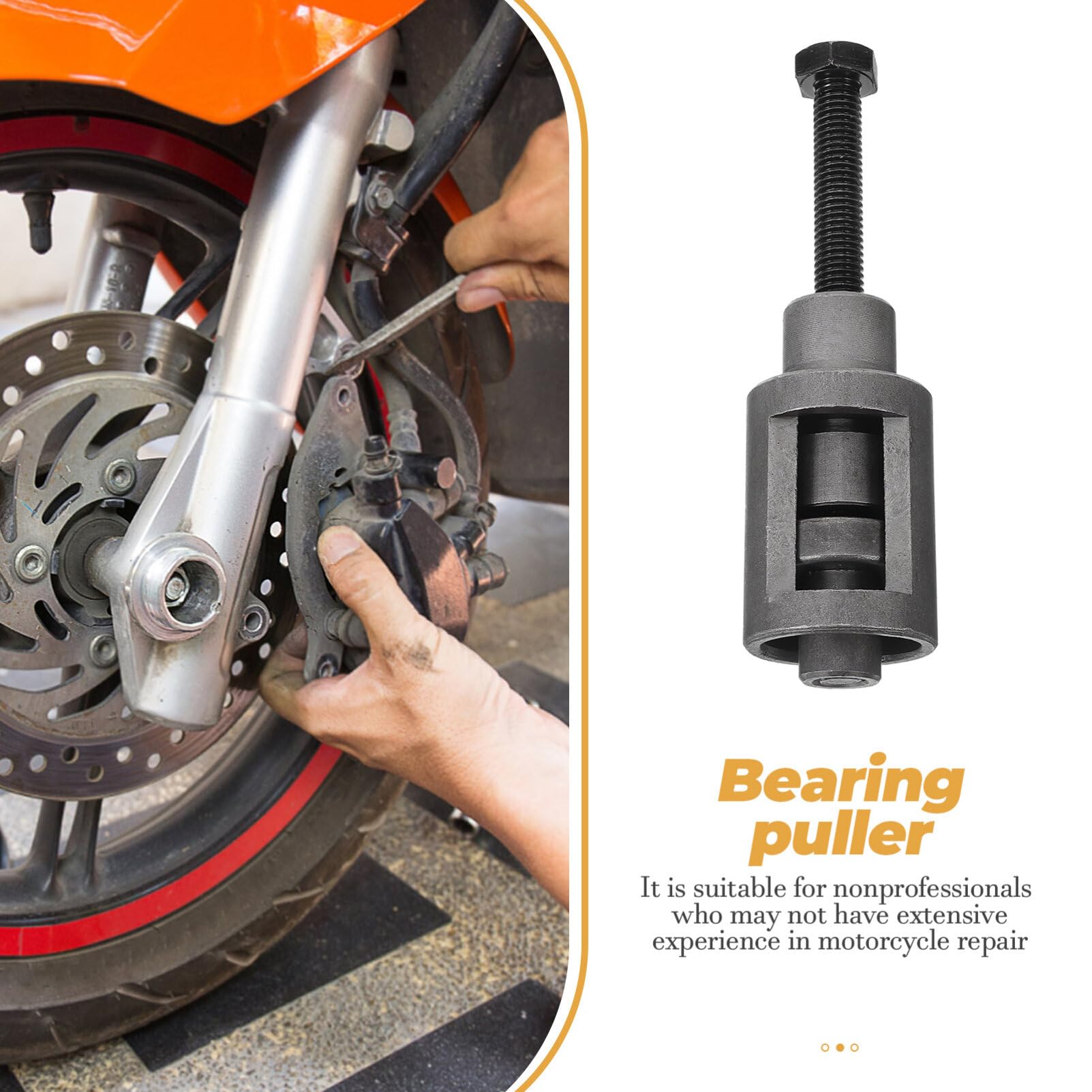 iplusmile 1 Set Bearing Removal Tool Motorcycle Bearing Removing Puller Bearing Extractor