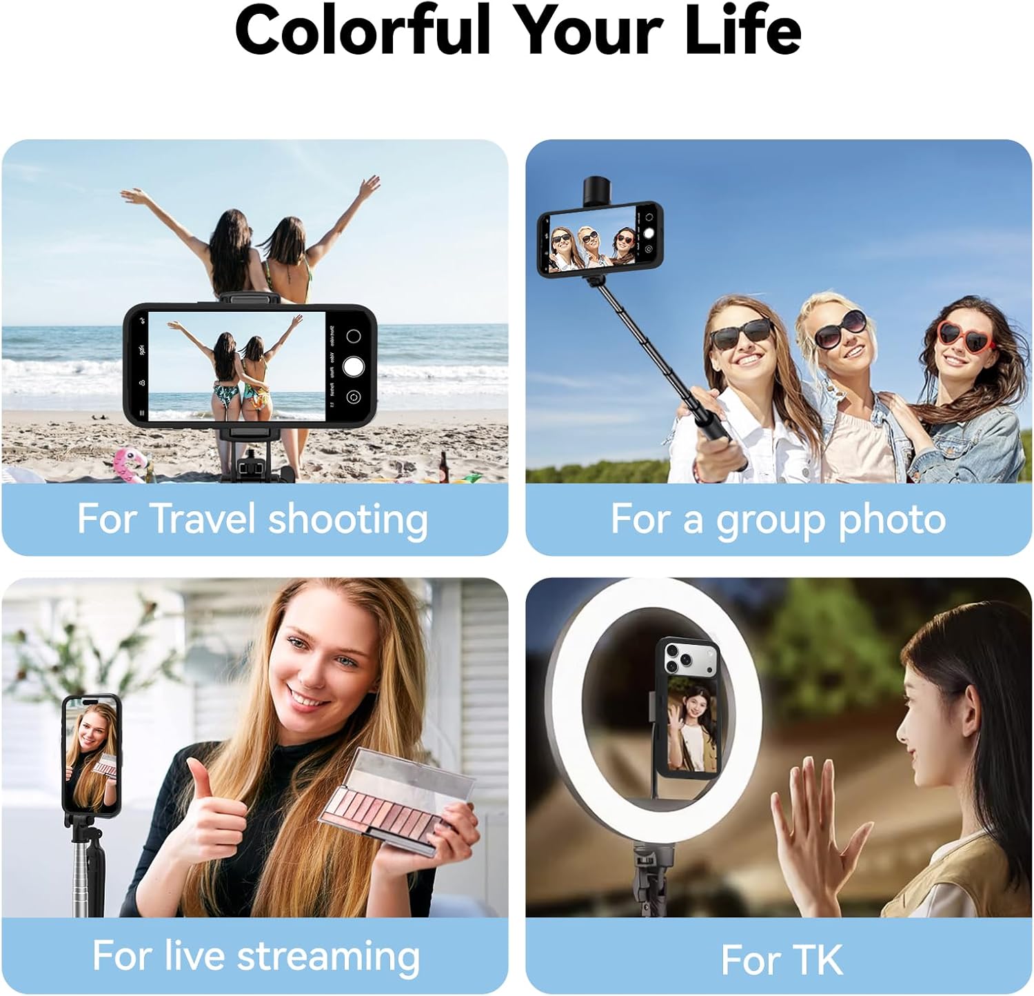 Yuanjing for iPhone 17 Pro Max Case with LCD Screen Back Camera Monitor Smart Phone Cover with Selfie Vlog Monitor【NOT NFC Case】 for DIY Wallpapers Live Streaming(Black, iPhone 17 Pro Max)