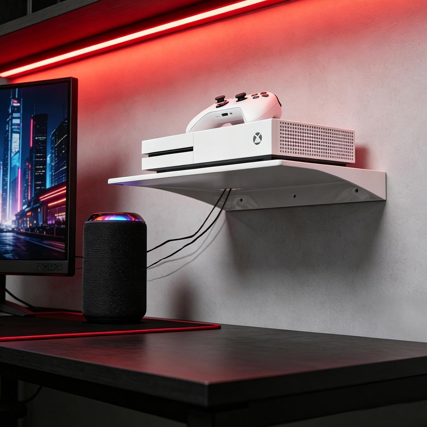 Floating TV Shelf, Projector Shelf, Router Wall Mount Shelf