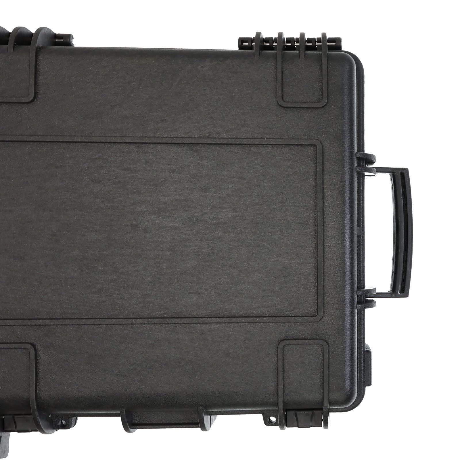 OpTacs Waffenkoffer für Langwaffen - Large 118,9x40,5x16,0cm schwarz Schaumstoffpolsterung Koffer Gewehrkoffer Rifle Case für Airsoft Gewehr Waffe Jagd
