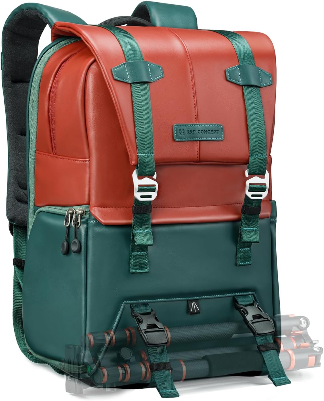 – K&F CONCEPT 20L Camera Backpack for Photographers Large Capacity Camera Bags with Raincover, 15.6 Inch Laptop Compartment for Camera Drone Bags