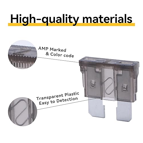 Miniatura 3 de Paquete de 100 fusibles auto 2 AMP ATC/ATO estándar regular de hoja de fusible 2A para coche, camión, barco, marina, RV