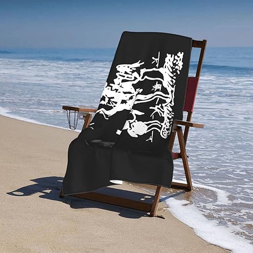 Miniatura 6 de Picasso Don Quijote - Toalla de playa absorbente para baño, toallas de playa de gran tamaño, súper 32 x 52 pulgadas