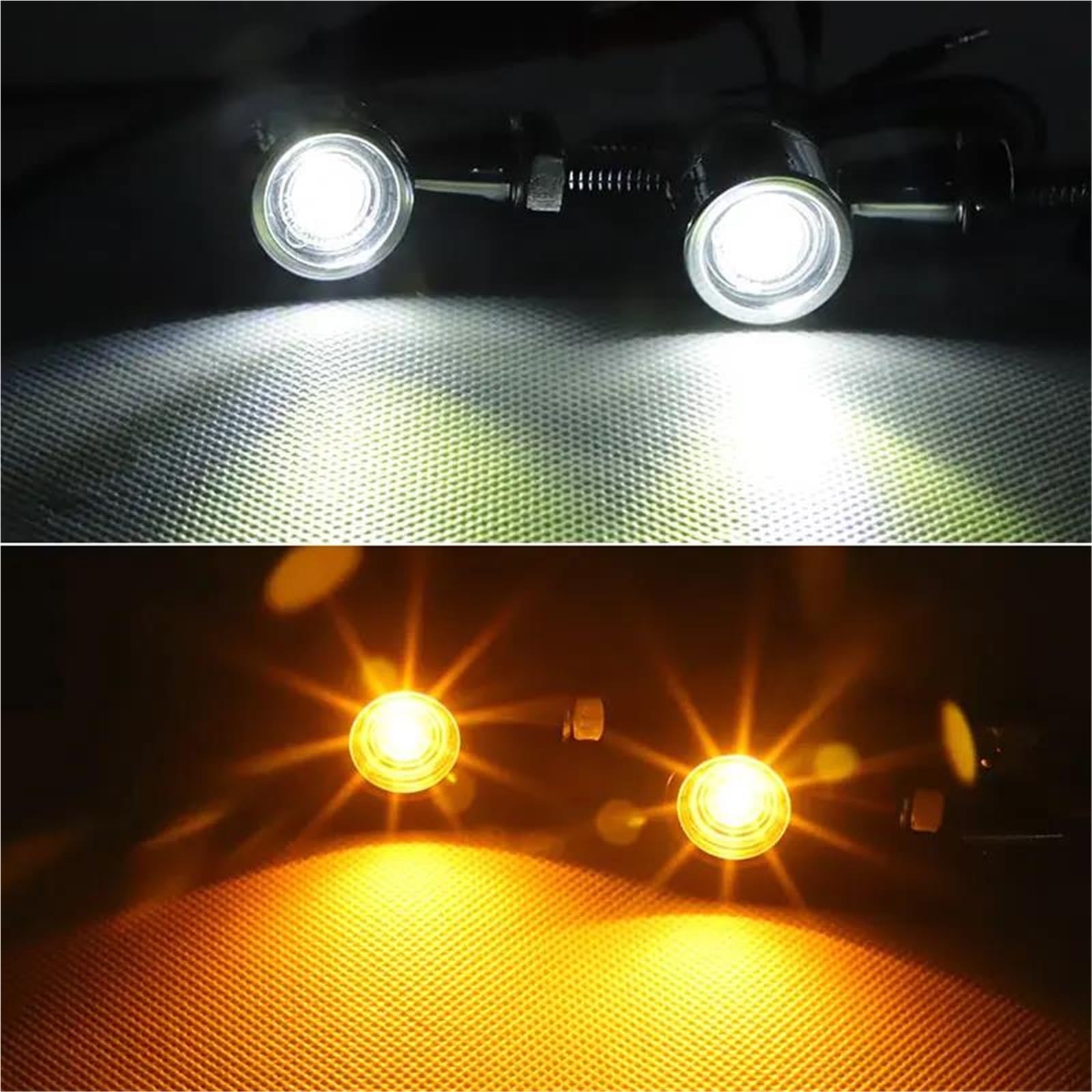 Faro Di Svolta Per Moto Per CRF250L CRF250L Rallying CRF300L Rallying CRF450L CRF1000 CRF1100 X-ADV750 ADV150 Luce lampeggiante indicatore(Giallo,4 pezzi)