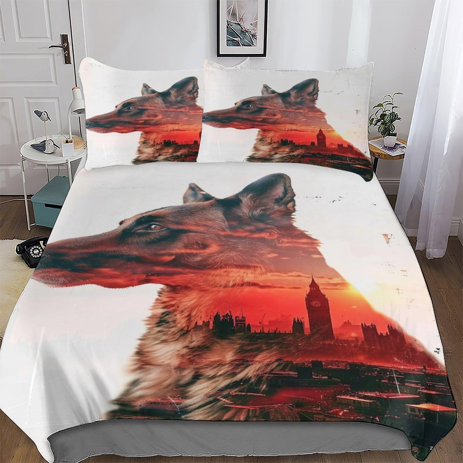 Housse de couette chien king size pour une chambre d'enfant cocooning