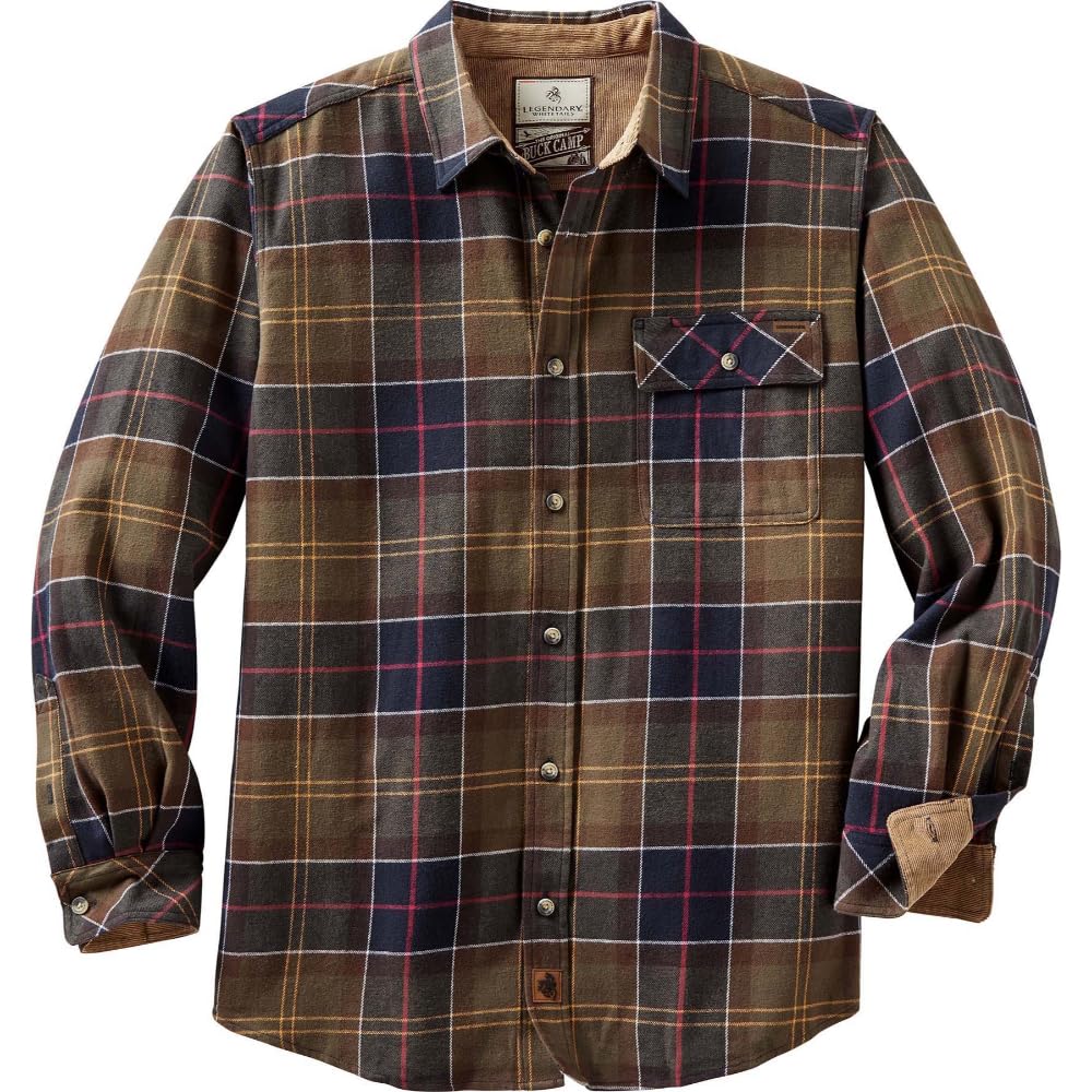 Legendary Whitetails Men's Traditional, Huntsman Plaid, 5X-Large