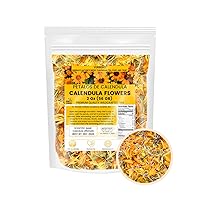 Vista 1 de Yerbero Flores de caléndula - Té de hierbas sueltas de 2 onzas (1.98 oz) Flores de caléndula Flores de caléndula Para preparar té, creaciones