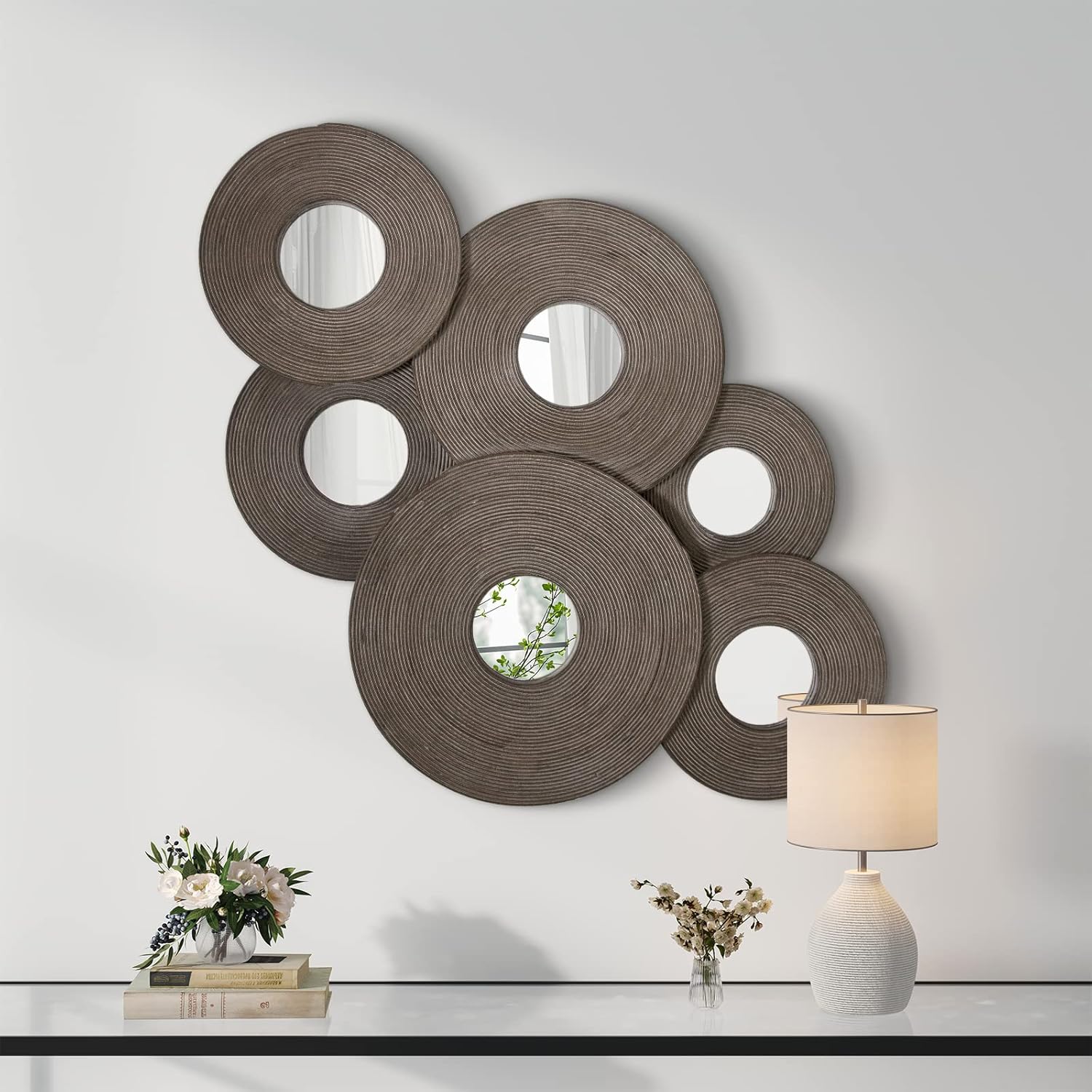 THCISL Decorative Mirror,30 x 47 Inch Mirrors for Wall,Decorative Wall Mirror for
