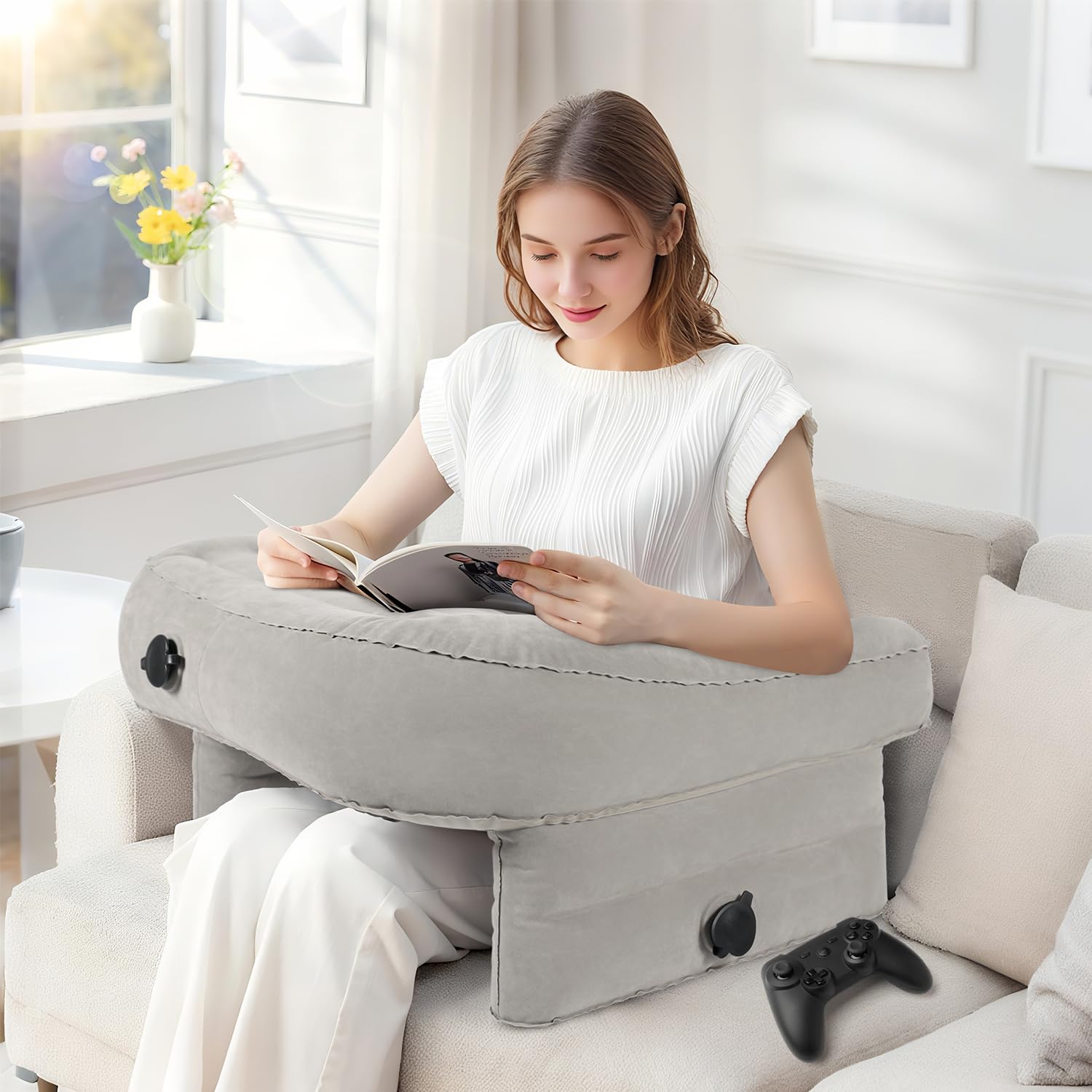 Coussin de lecture pour le jeu, coussin de repos en haute densité, doux pour la table au lit - Chine Coussins en éponge, coussin